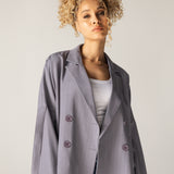 Bestie Blazer Grey - AB ESSENTIALS