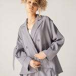 Bestie Blazer Grey - AB ESSENTIALS