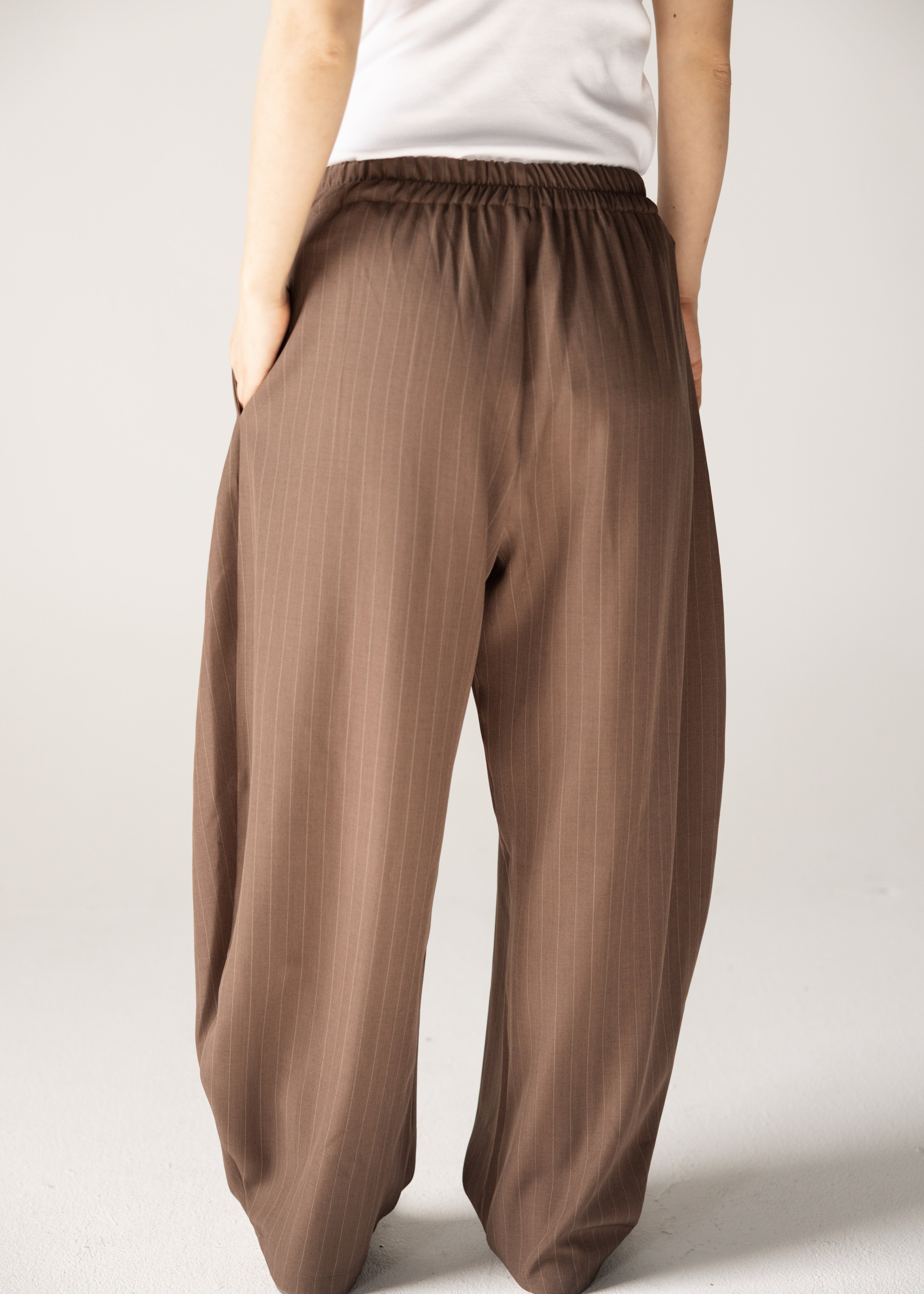 Bestie Pants Brown - AB ESSENTIALS