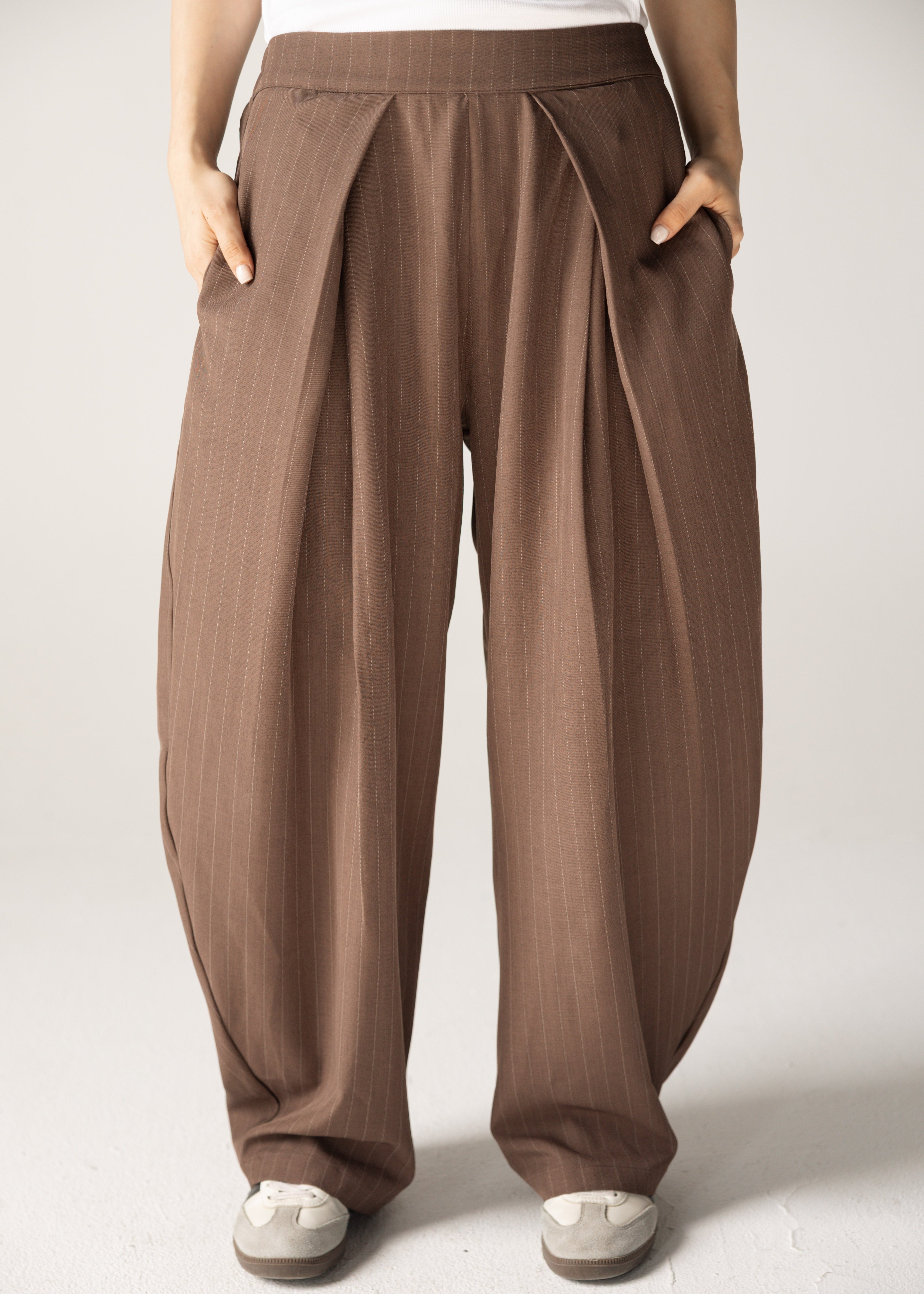 Bestie Pants Brown - AB ESSENTIALS