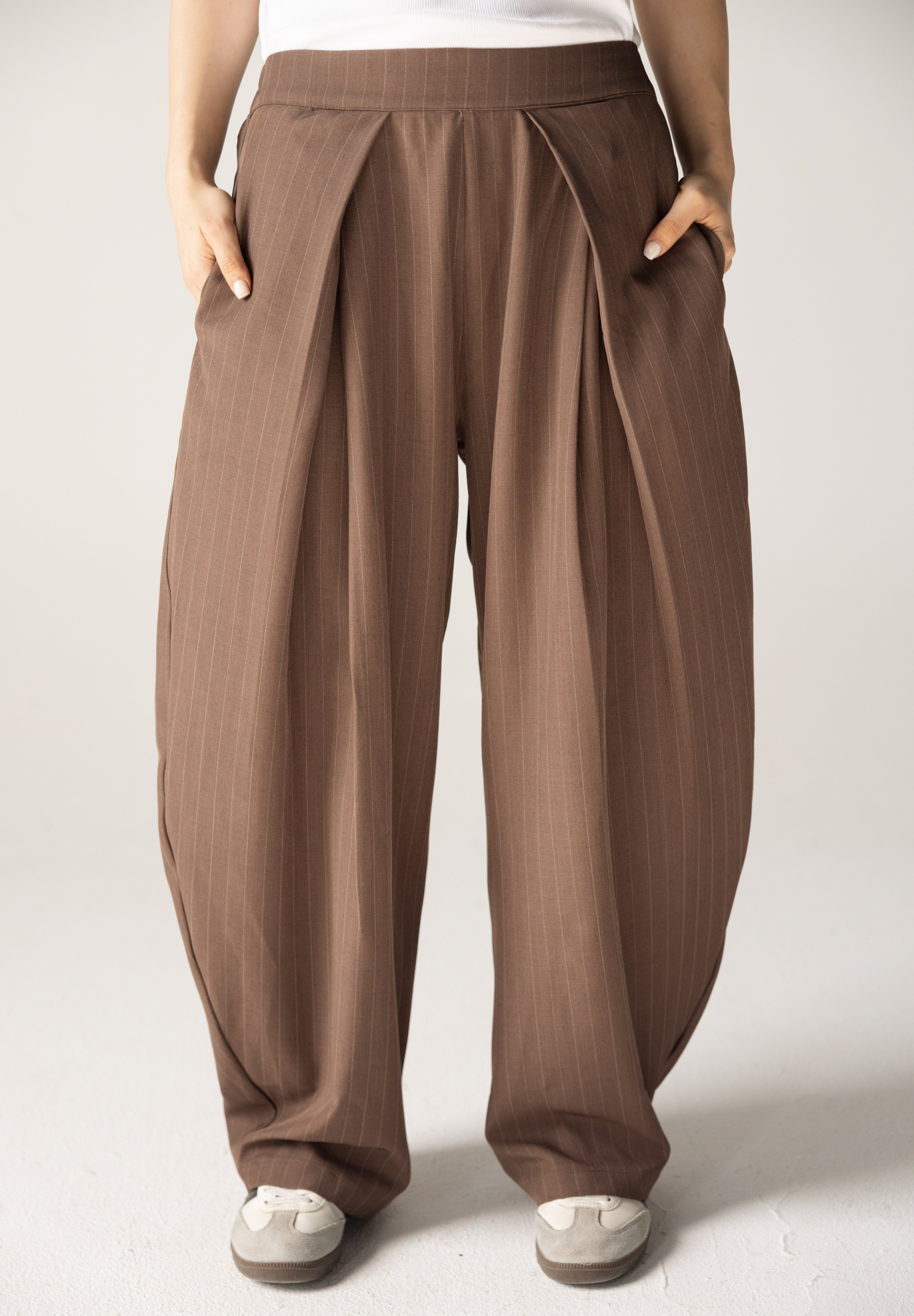 Bestie Pants Brown - AB ESSENTIALS