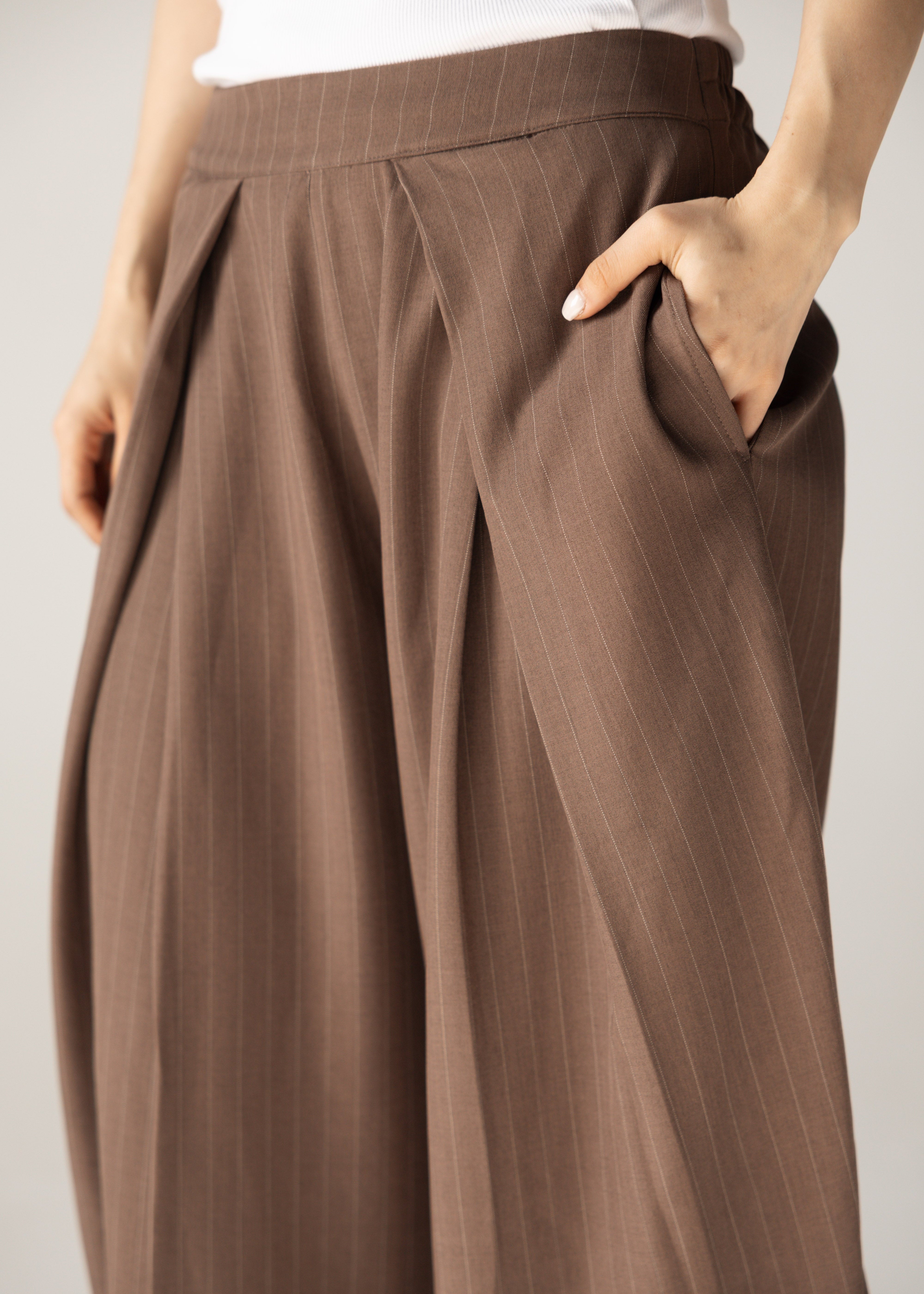 Bestie Pants Brown - AB ESSENTIALS