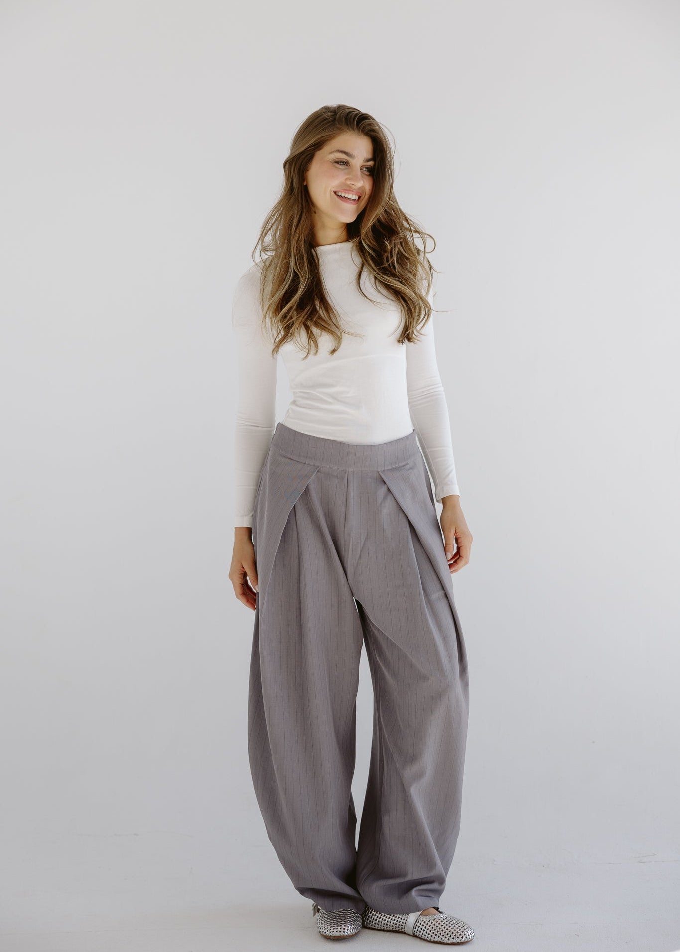Bestie Pants Grey - AB ESSENTIALS