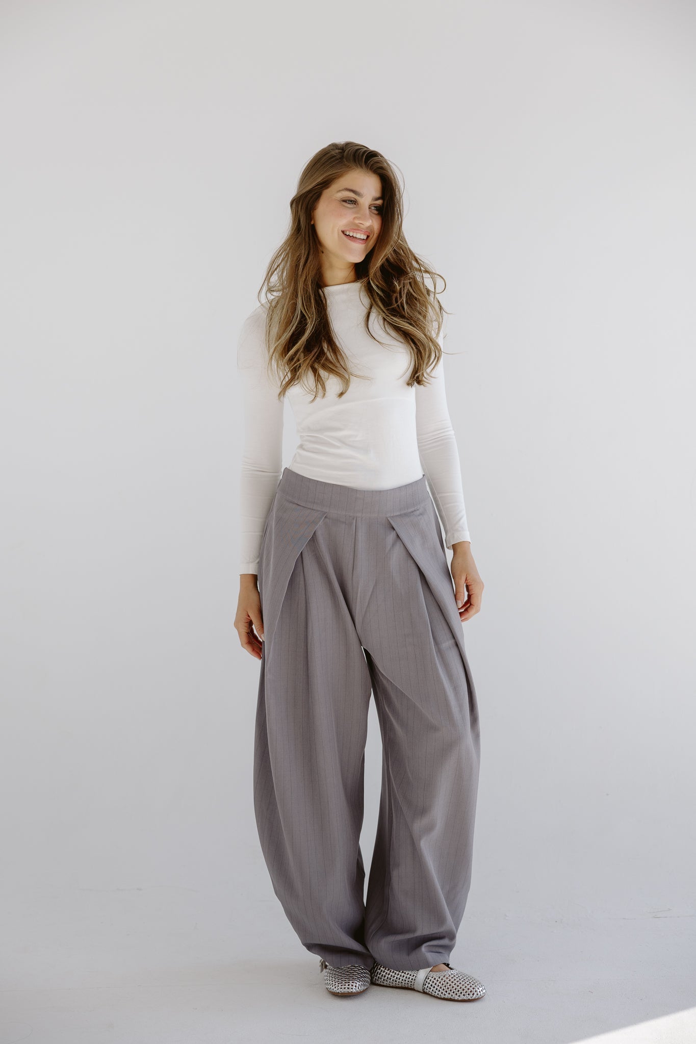 Bestie Pants Grey - AB ESSENTIALS