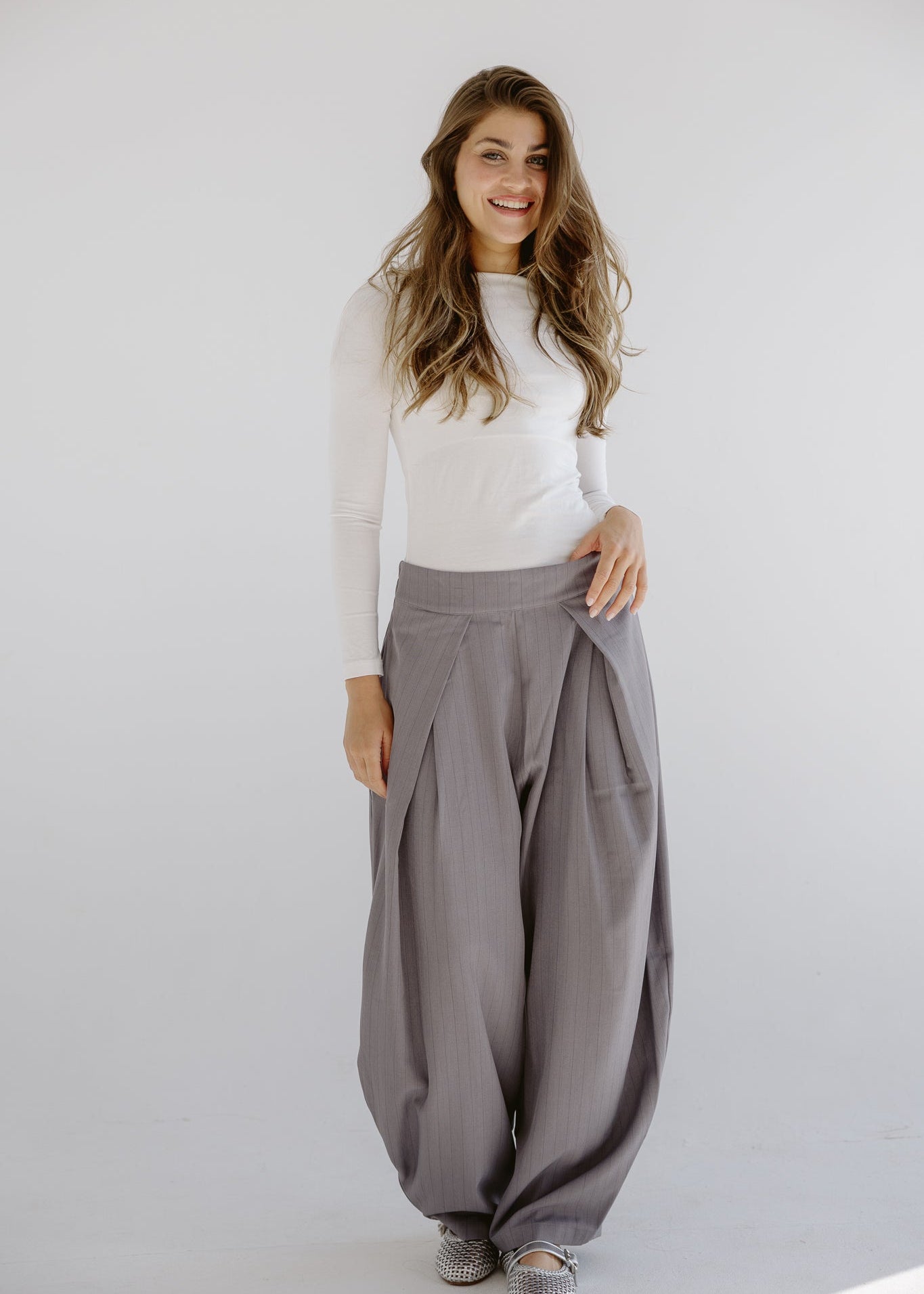 Bestie Pants Grey - AB ESSENTIALS