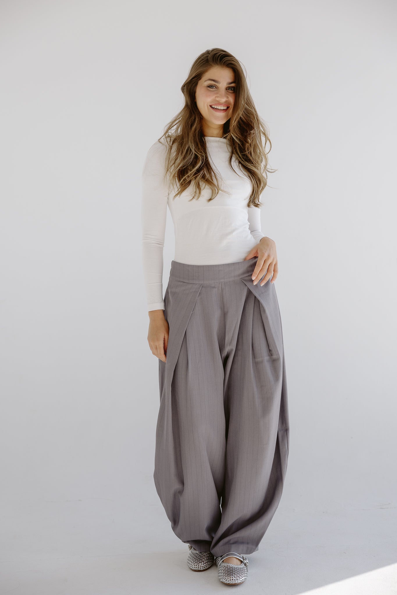 Bestie Pants Grey - AB ESSENTIALS