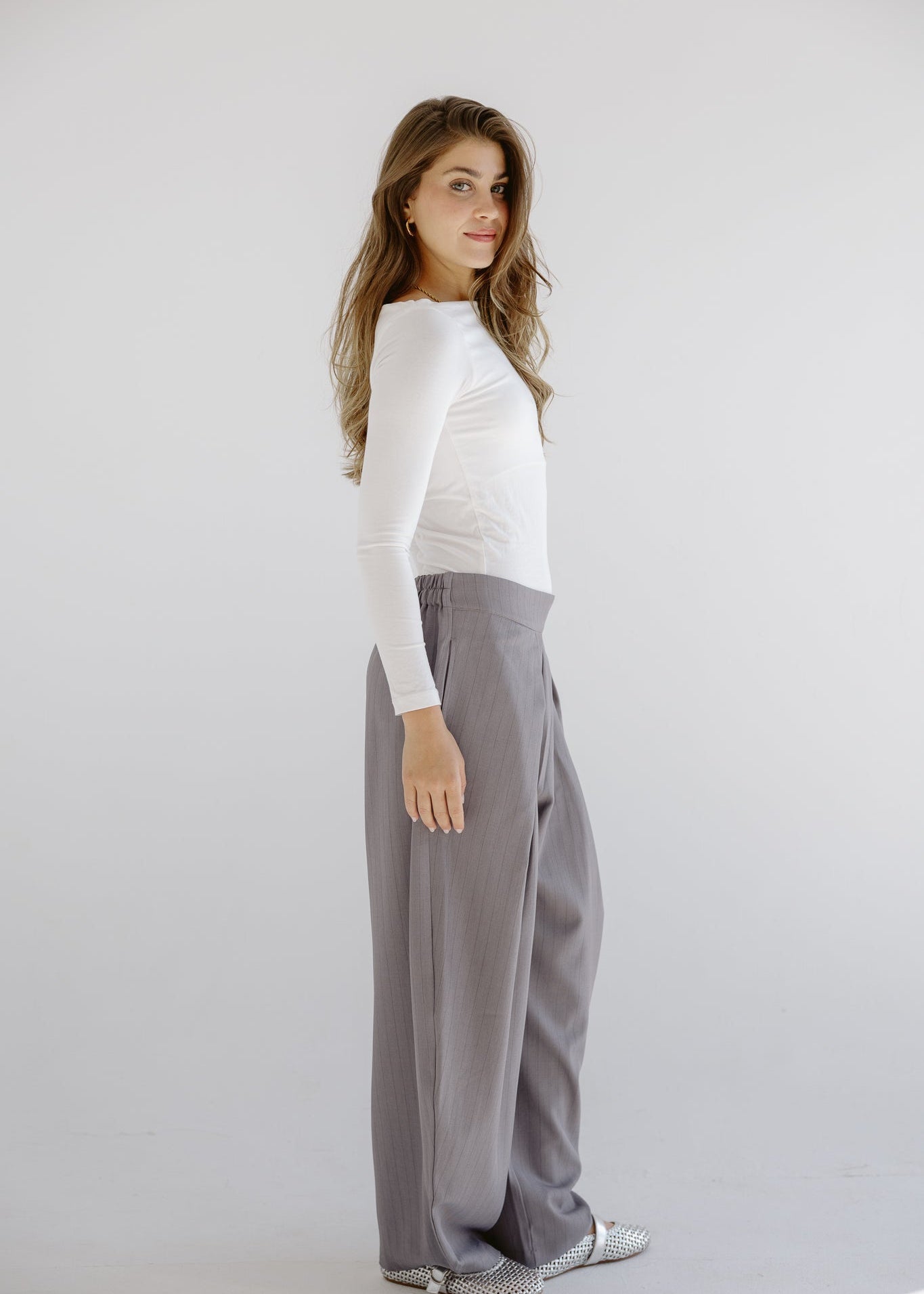 Bestie Pants Grey - AB ESSENTIALS