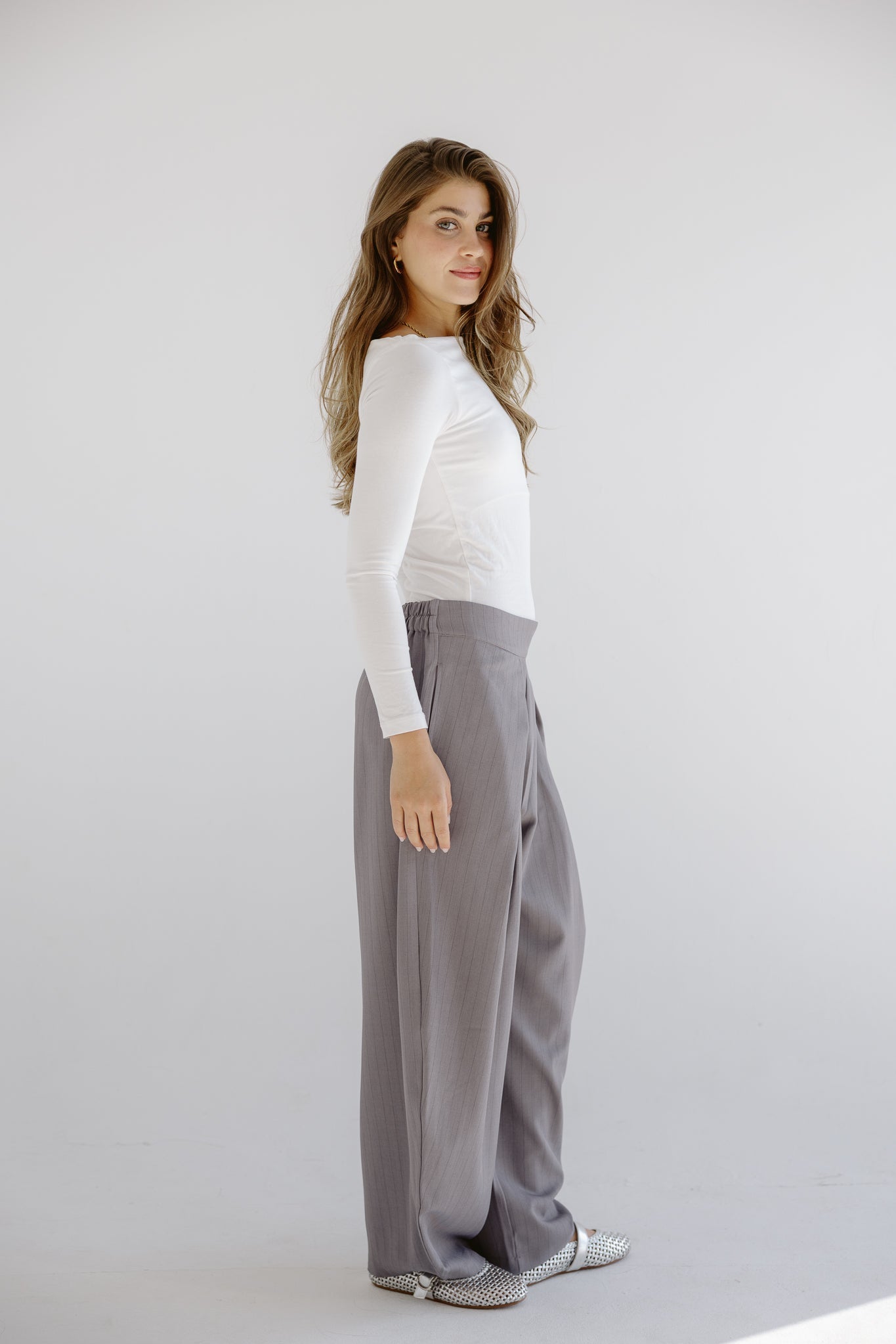 Bestie Pants Grey - AB ESSENTIALS