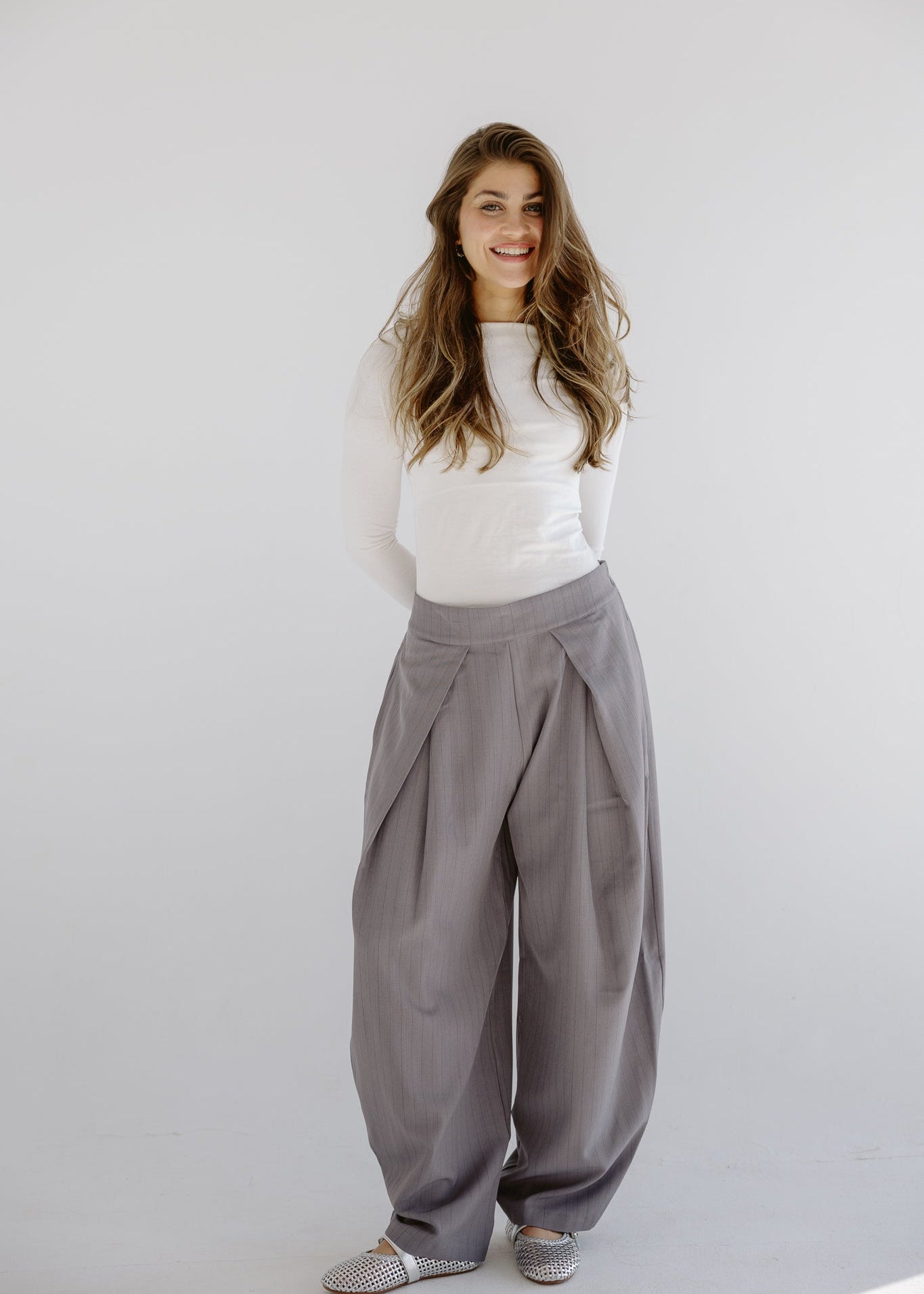 Bestie Pants Grey - AB ESSENTIALS