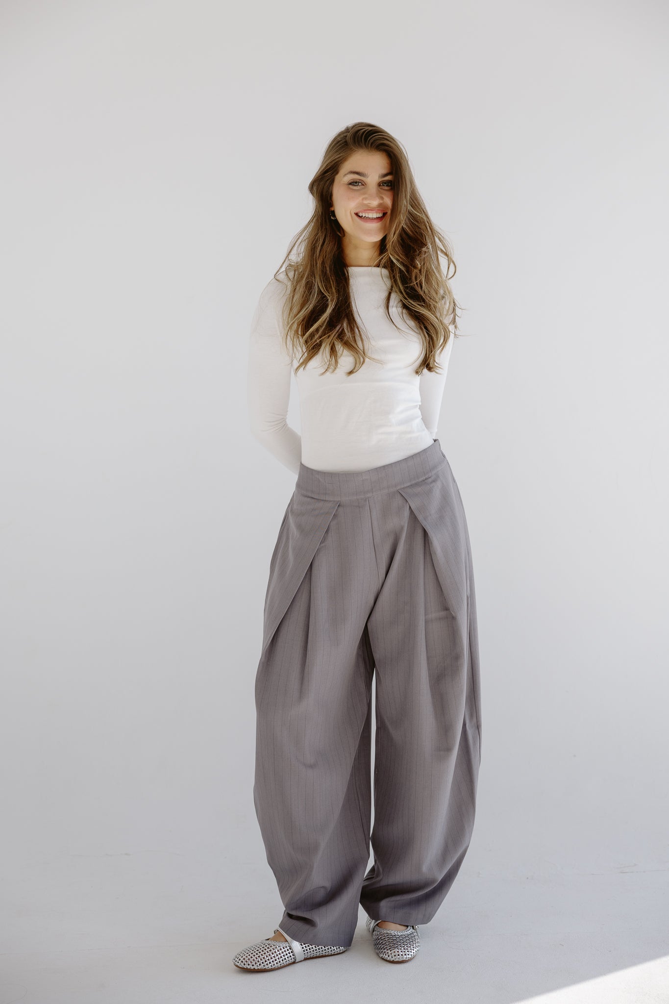 Bestie Pants Grey - AB ESSENTIALS