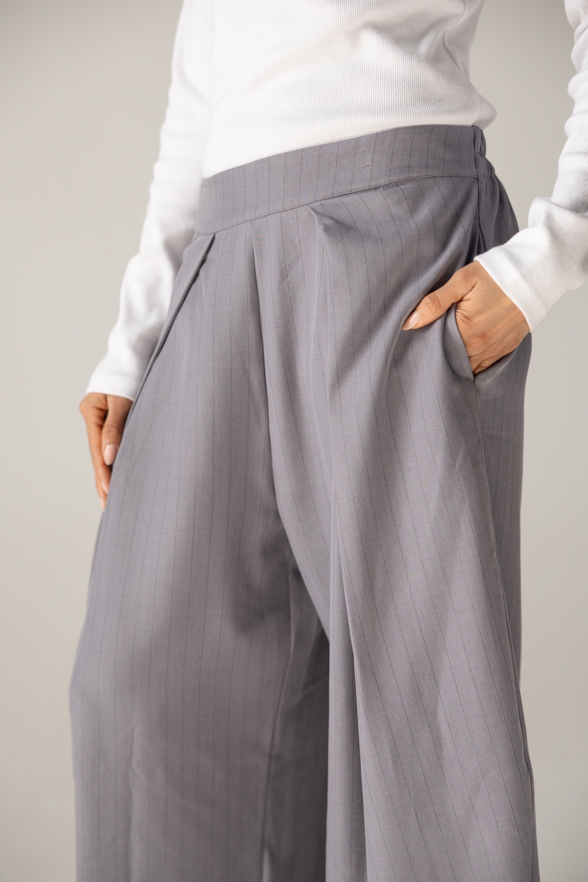 Bestie Pants Grey - AB ESSENTIALS