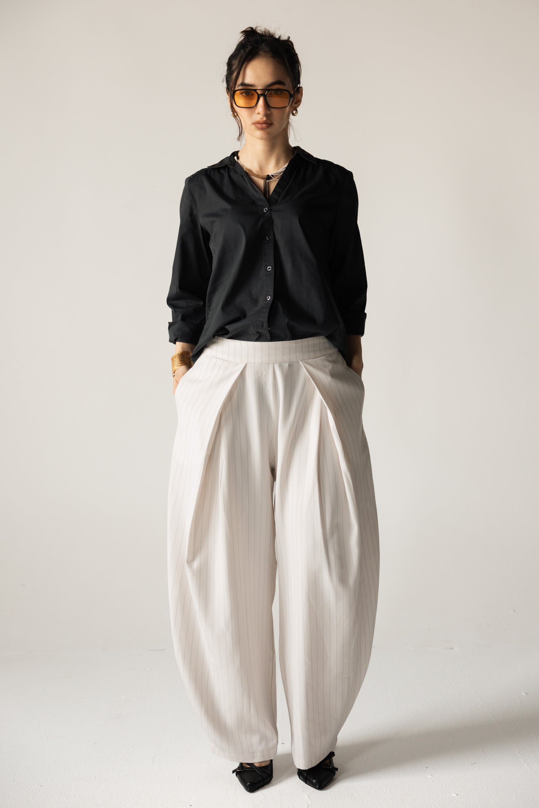 Bestie Pants Off White - AB ESSENTIALS