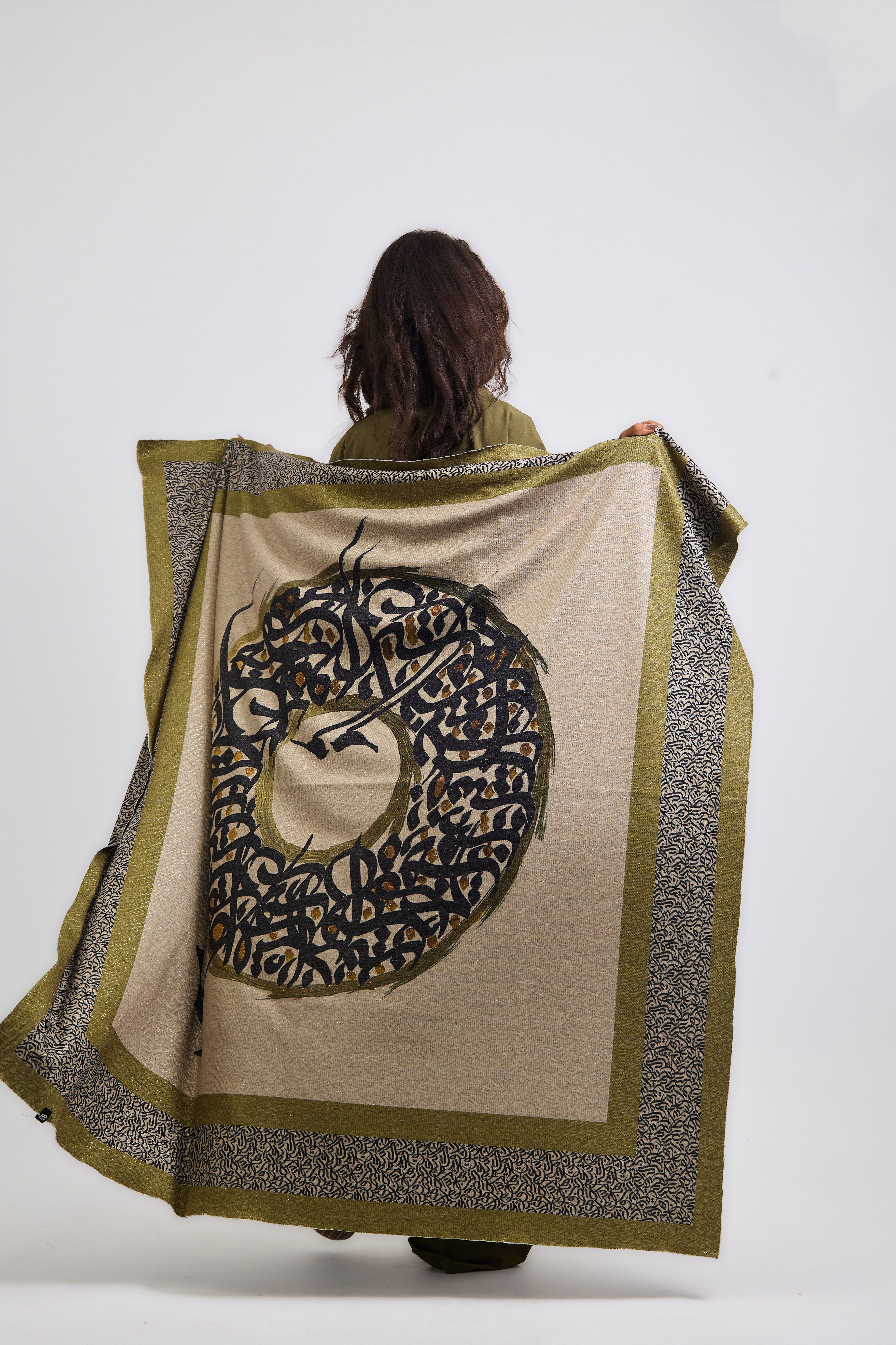 Bird Wool Shawl - AB ESSENTIALS