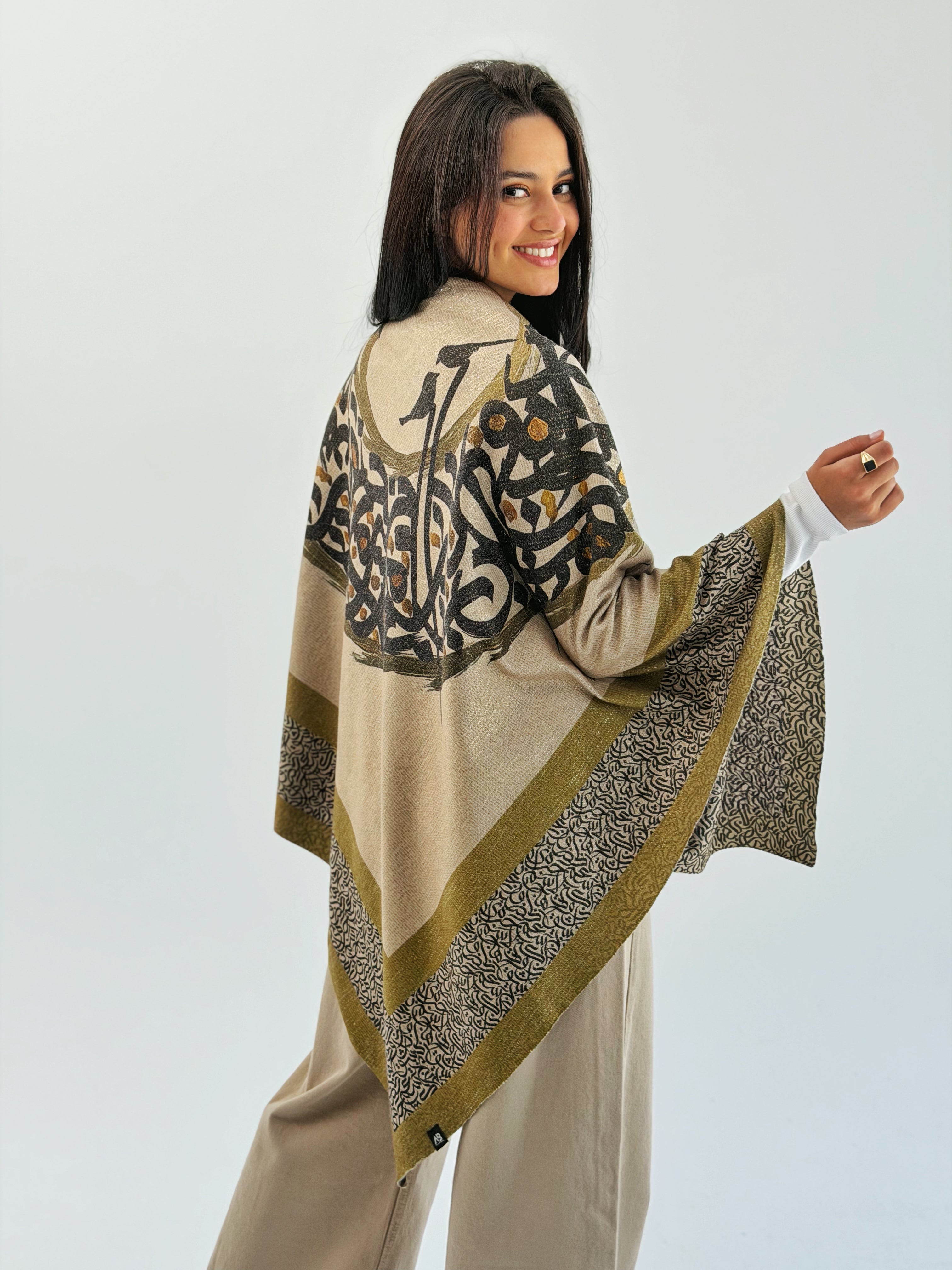 Bird Wool Shawl - AB ESSENTIALS