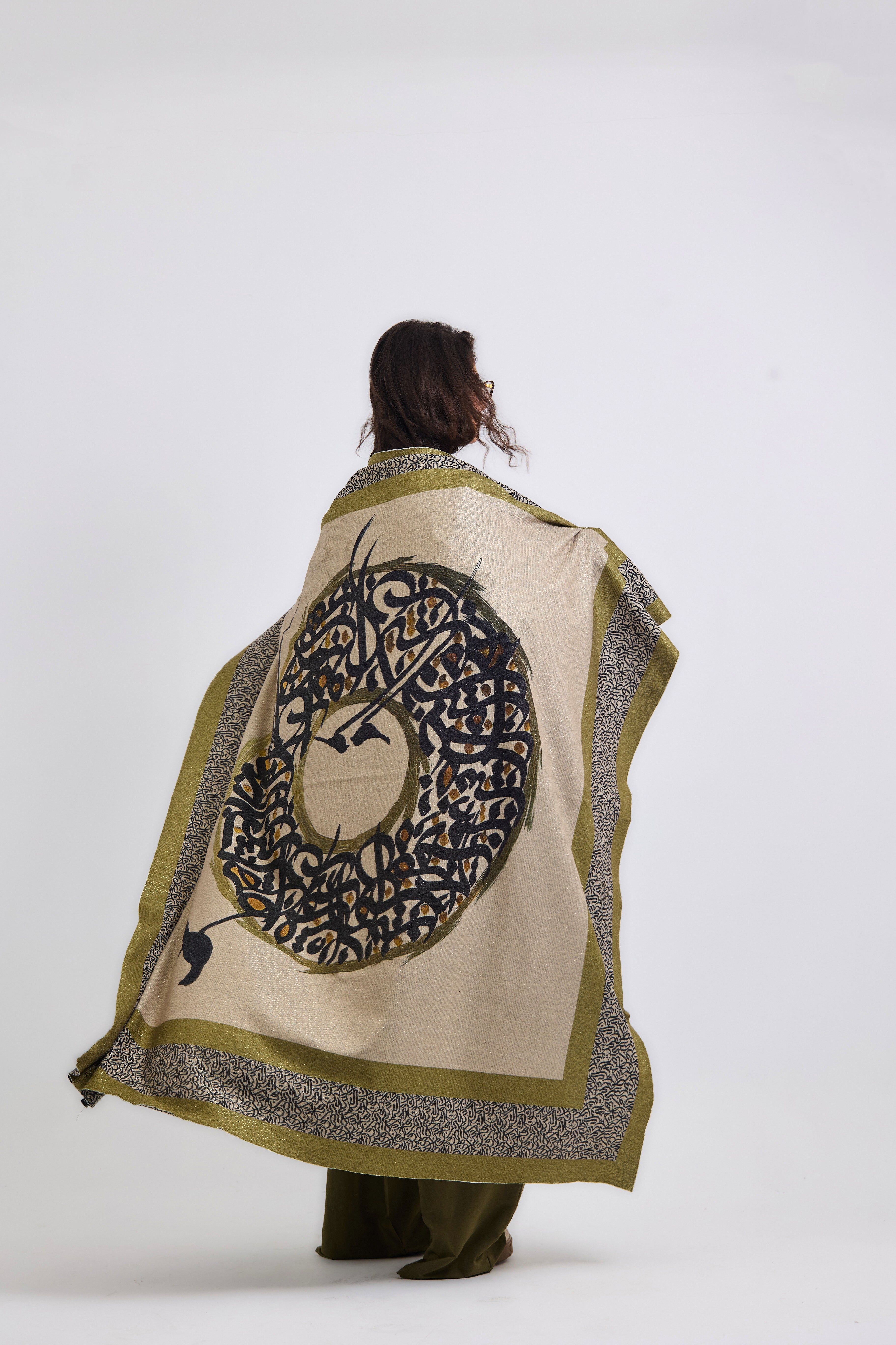 Bird Wool Shawl - AB ESSENTIALS