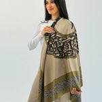 Bird Wool Shawl - AB ESSENTIALS