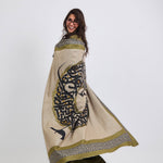 Bird Wool Shawl - AB ESSENTIALS