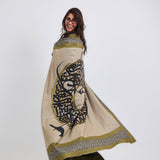 Bird Wool Shawl - AB ESSENTIALS