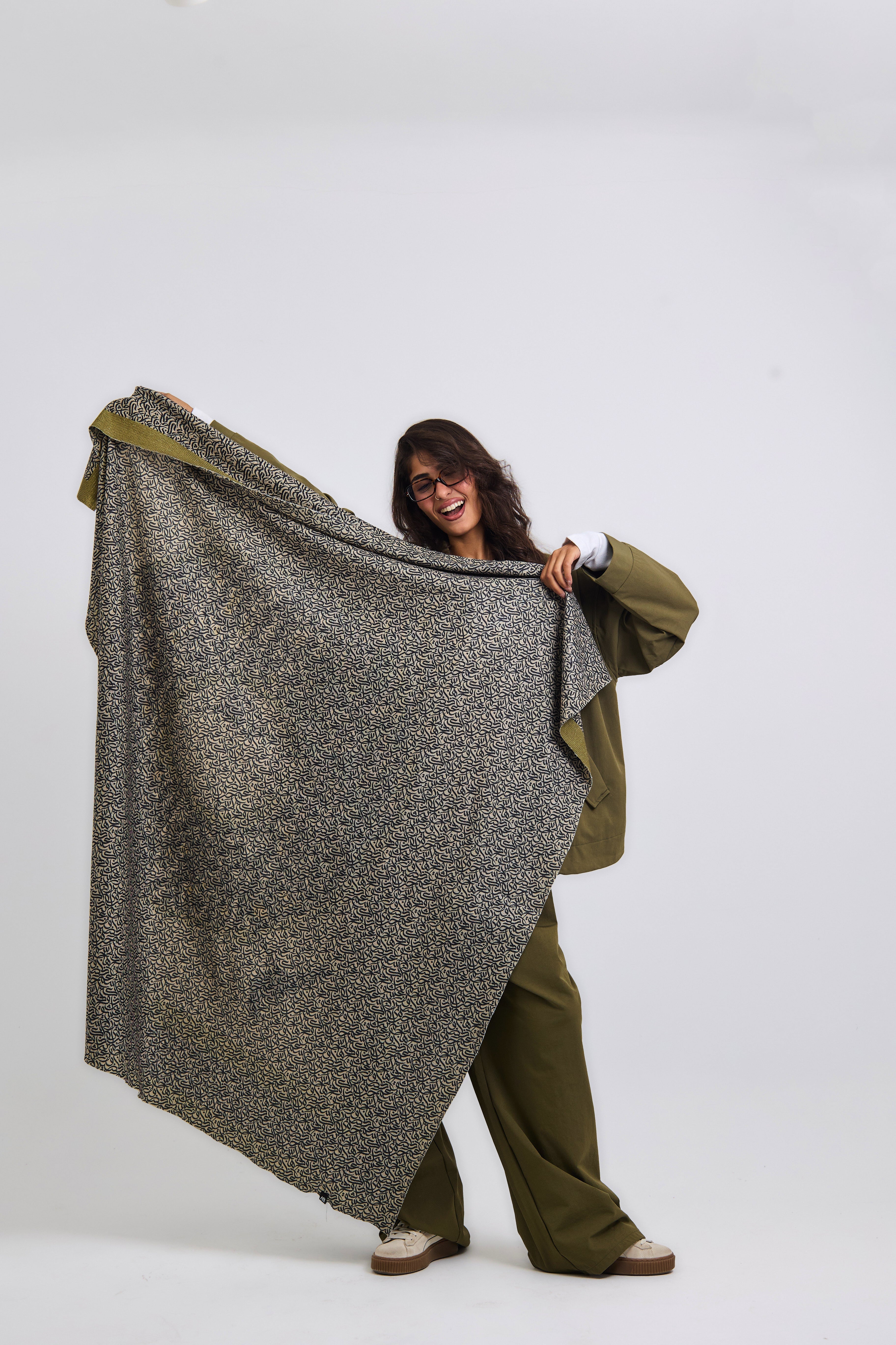 Bird Wool Shawl - AB ESSENTIALS