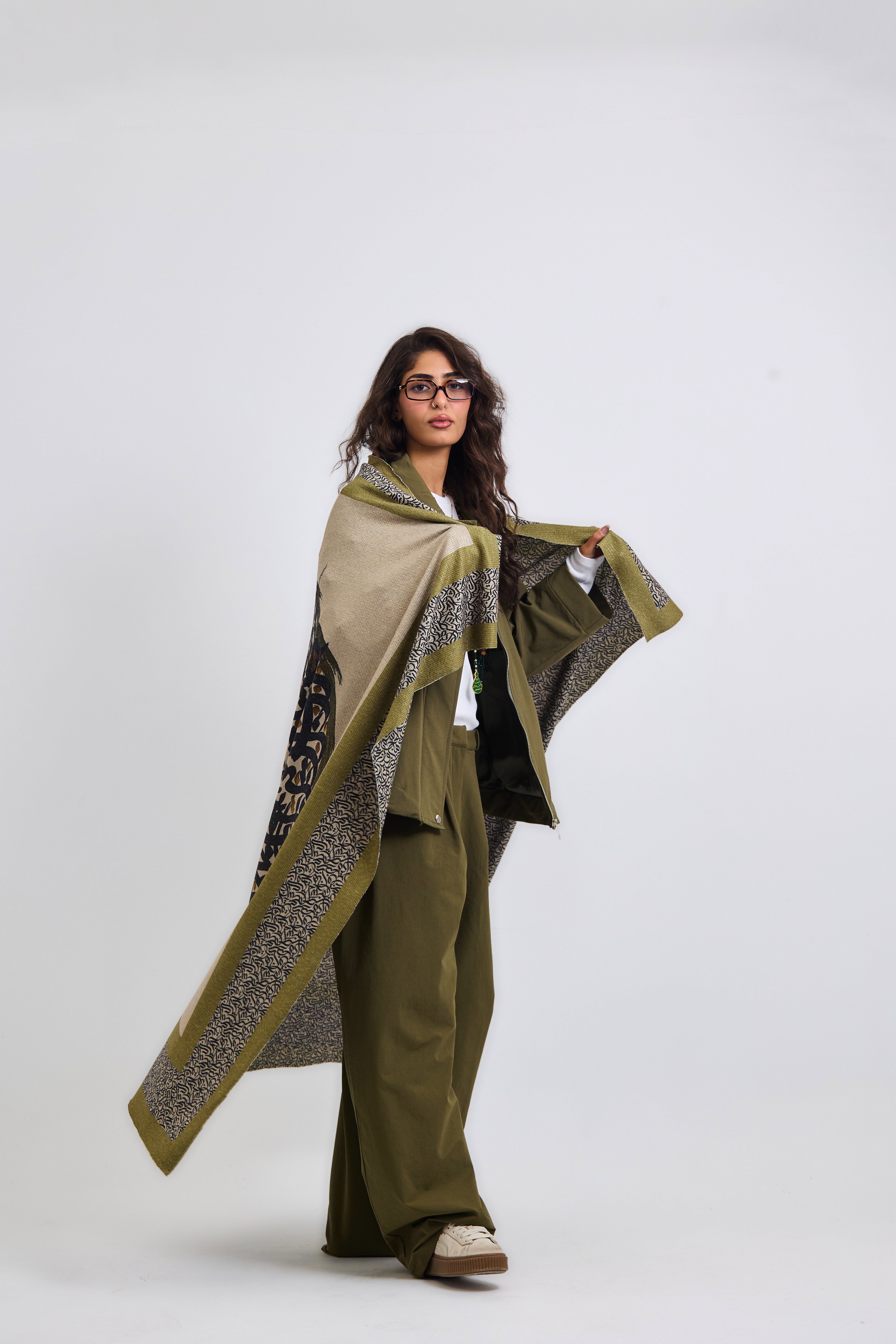 Bird Wool Shawl - AB ESSENTIALS