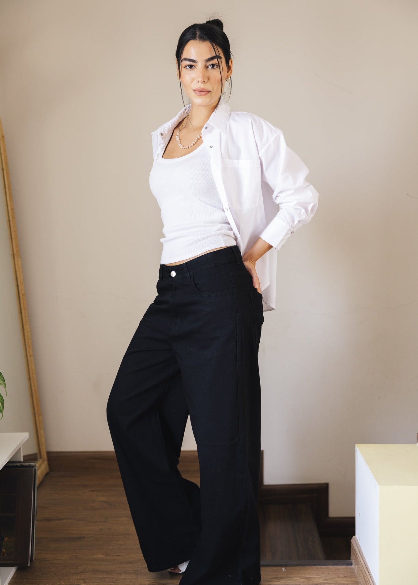 Black Denim Pants - AB ESSENTIALS