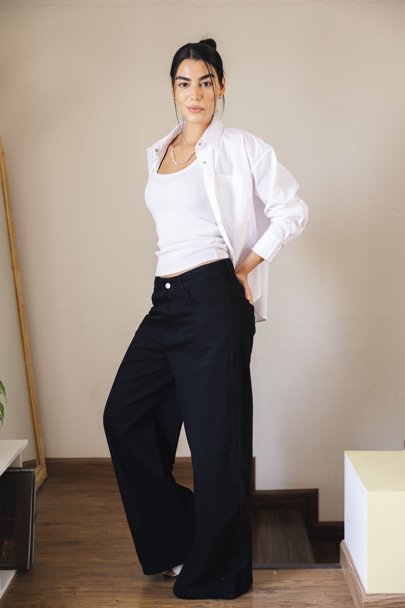 Black Denim Pants - AB ESSENTIALS