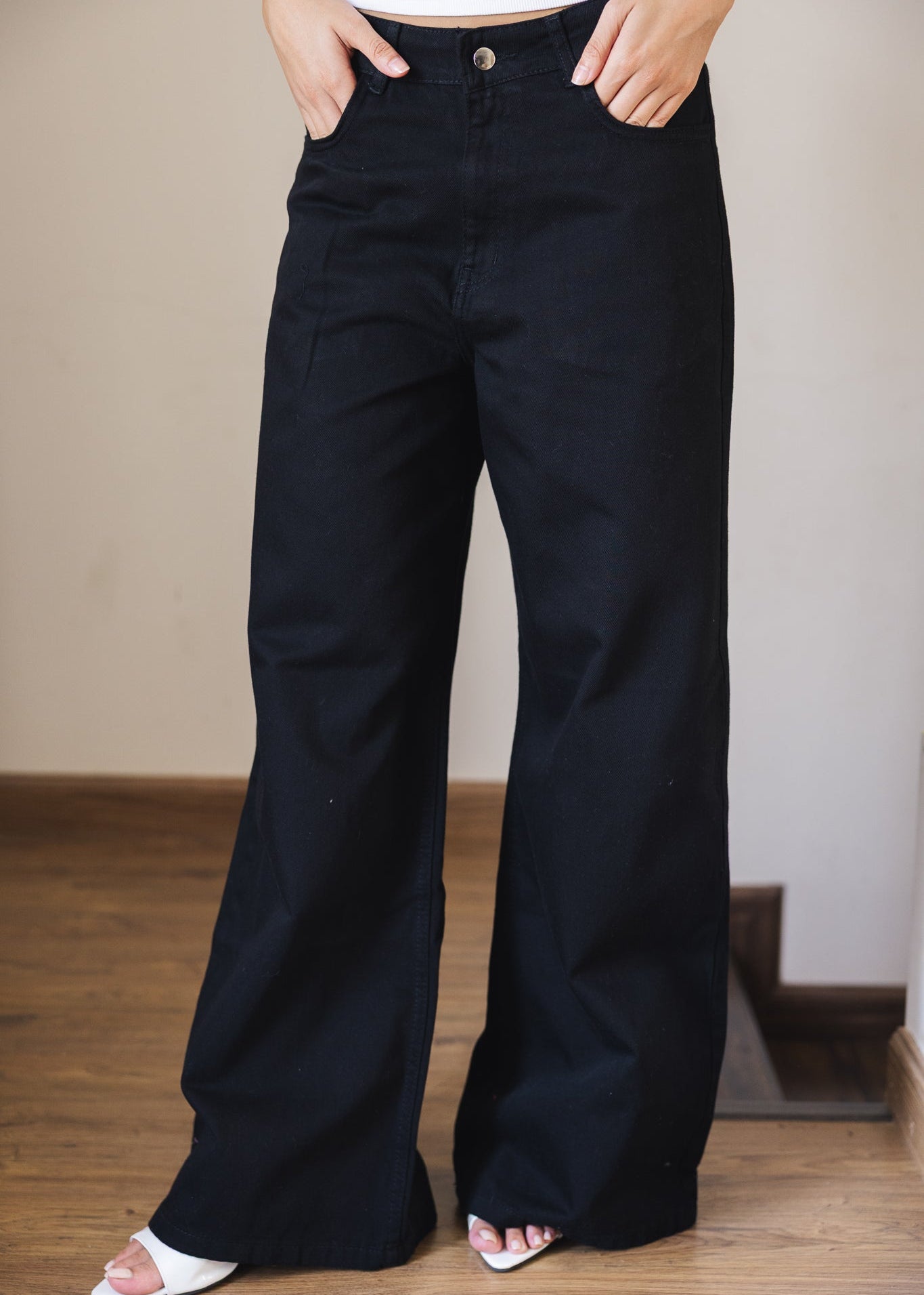 Black Denim Pants - AB ESSENTIALS