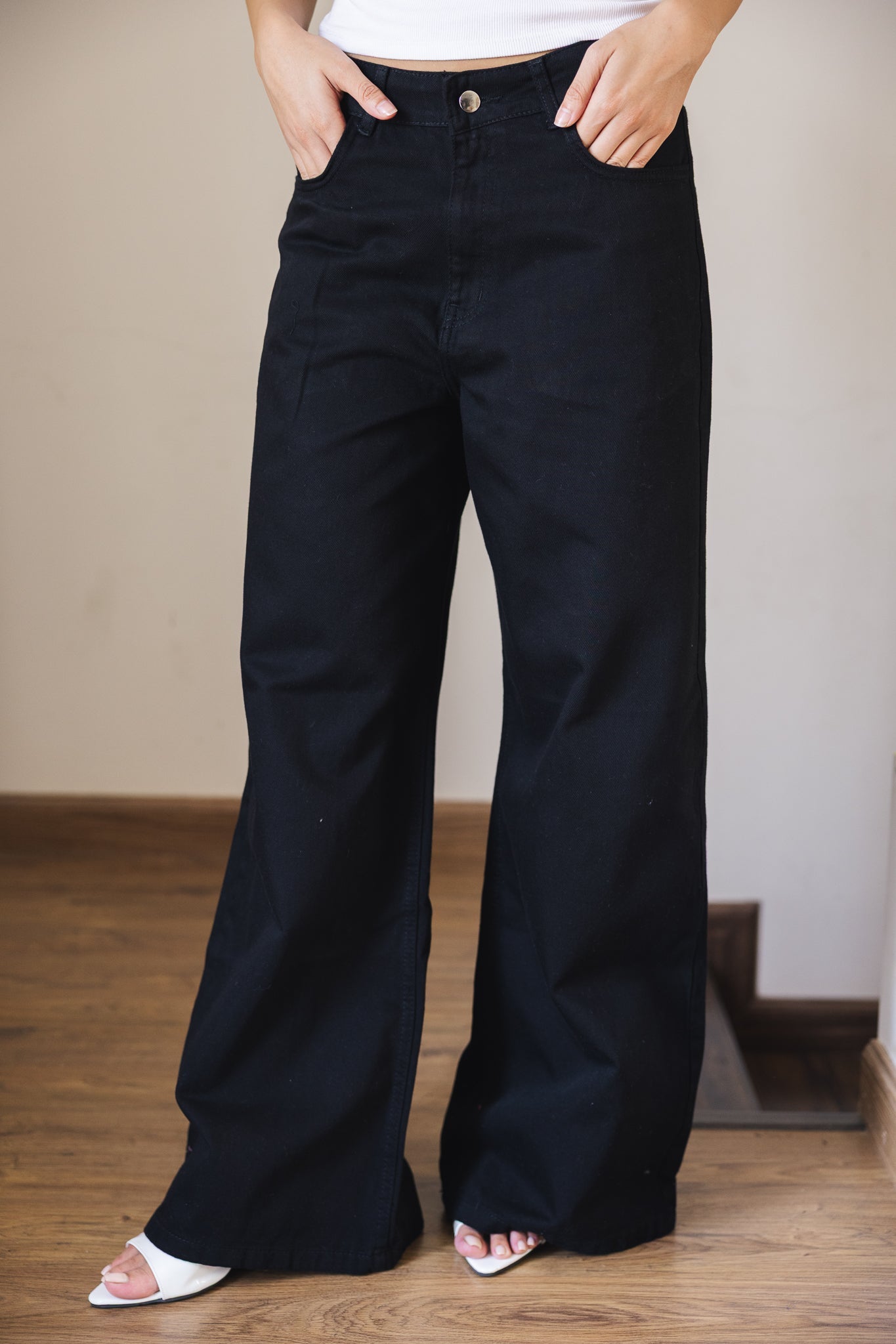 Black Denim Pants - AB ESSENTIALS