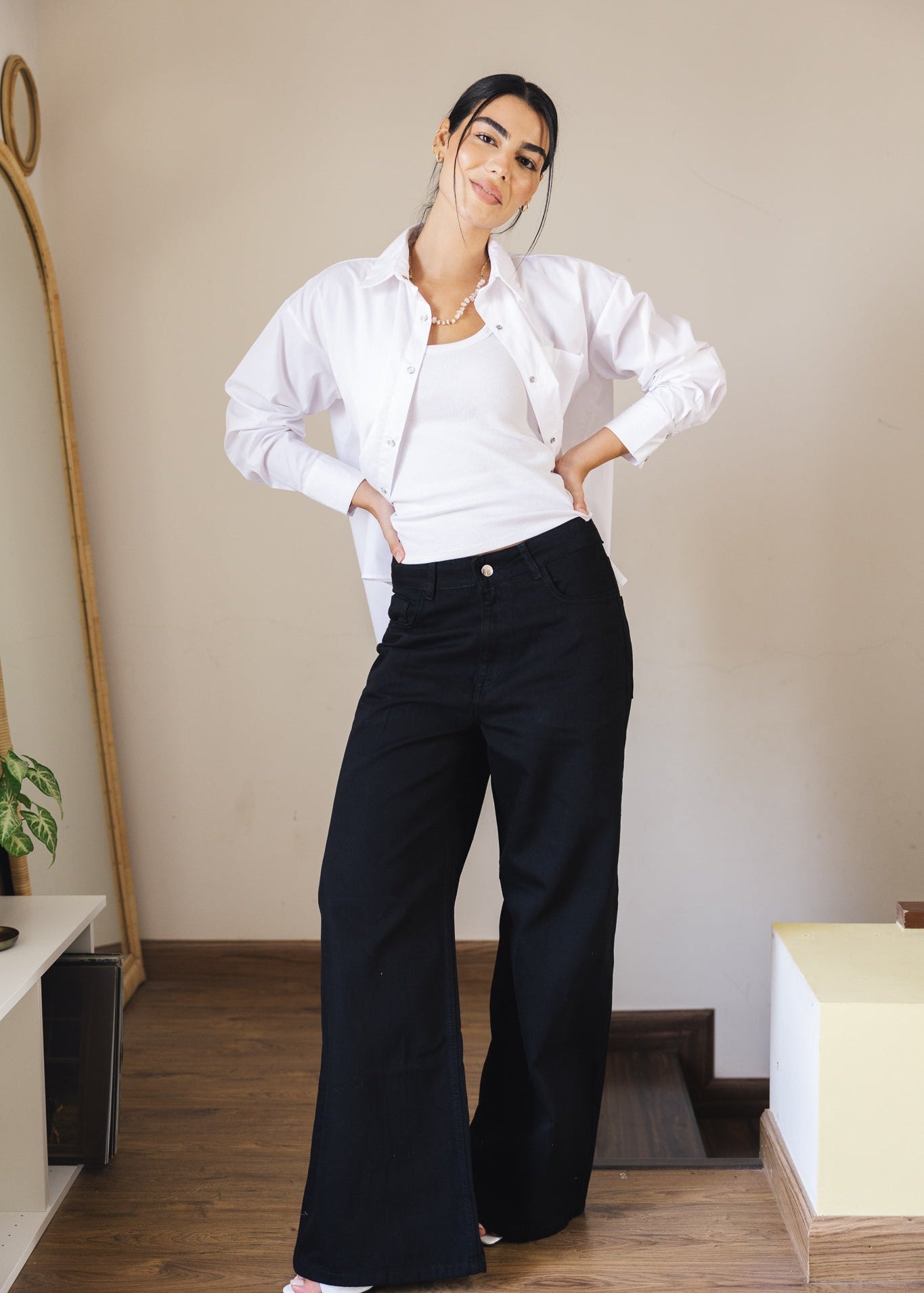Black Denim Pants - AB ESSENTIALS