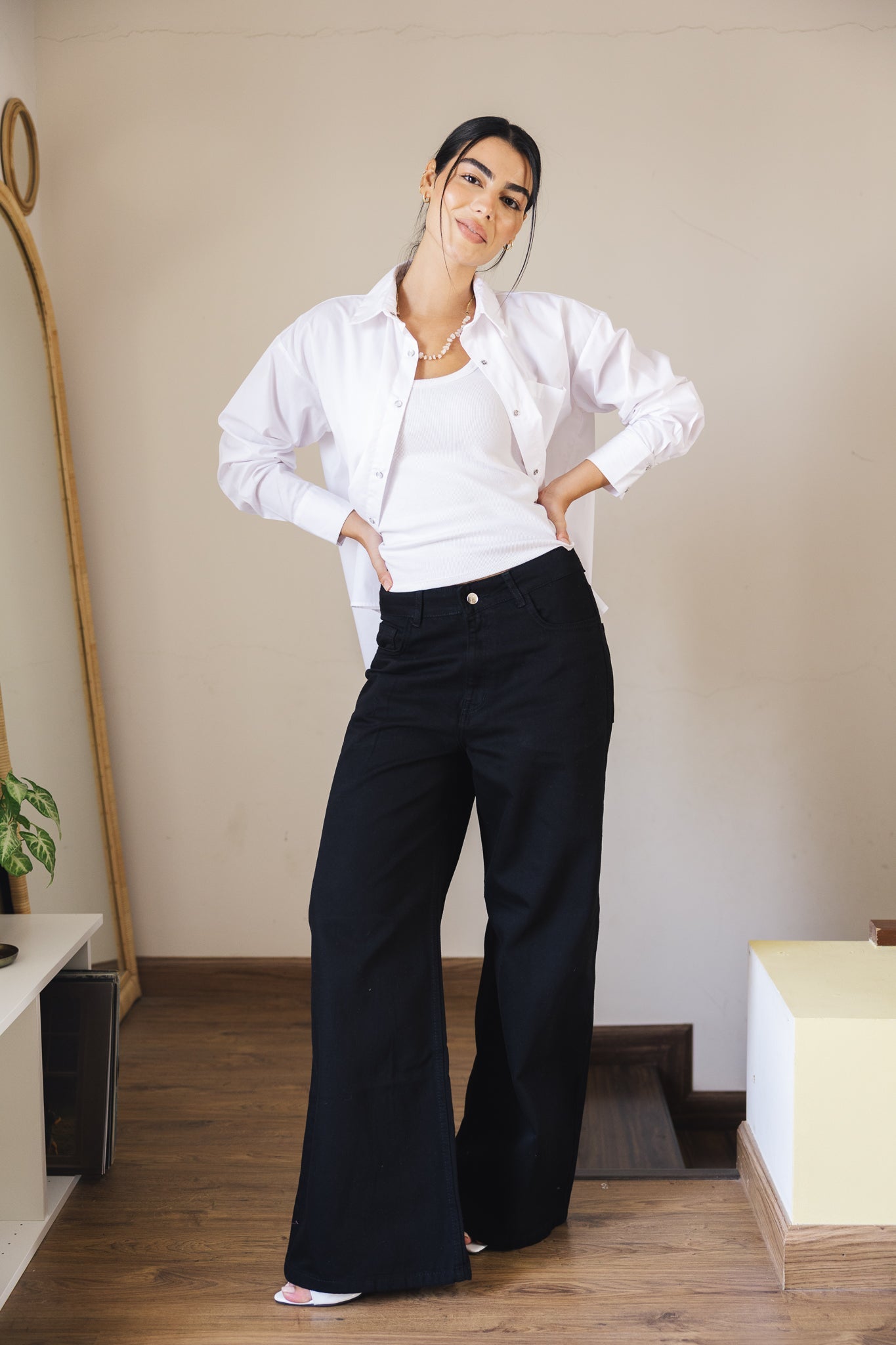 Black Denim Pants - AB ESSENTIALS