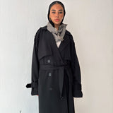 Blacky Trench Coat - AB ESSENTIALS