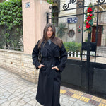 Blacky Trench Coat - AB ESSENTIALS