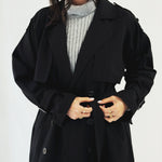 Blacky Trench Coat - AB ESSENTIALS
