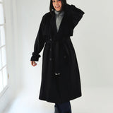 Blacky Trench Coat - AB ESSENTIALS