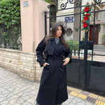 Blacky Trench Coat - AB ESSENTIALS