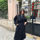 Blacky Trench Coat - AB ESSENTIALS