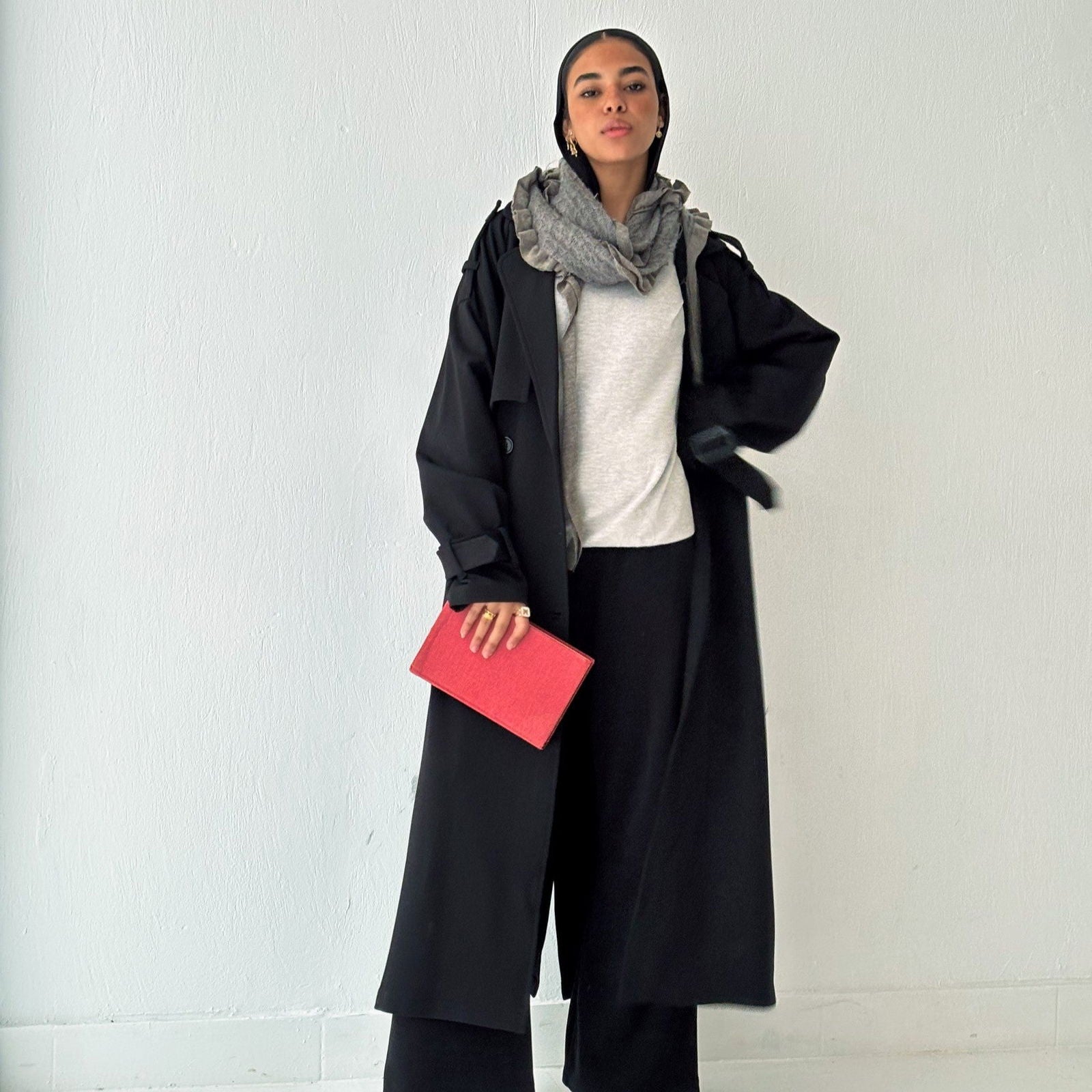 Blacky Trench Coat - AB ESSENTIALS