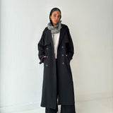 Blacky Trench Coat - AB ESSENTIALS