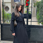 Blacky Trench Coat - AB ESSENTIALS