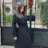 Blacky Trench Coat - AB ESSENTIALS