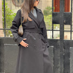Blacky Trench Coat - AB ESSENTIALS