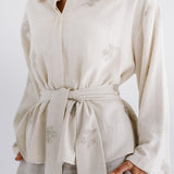 Bloom Blouse Beige - AB ESSENTIALS
