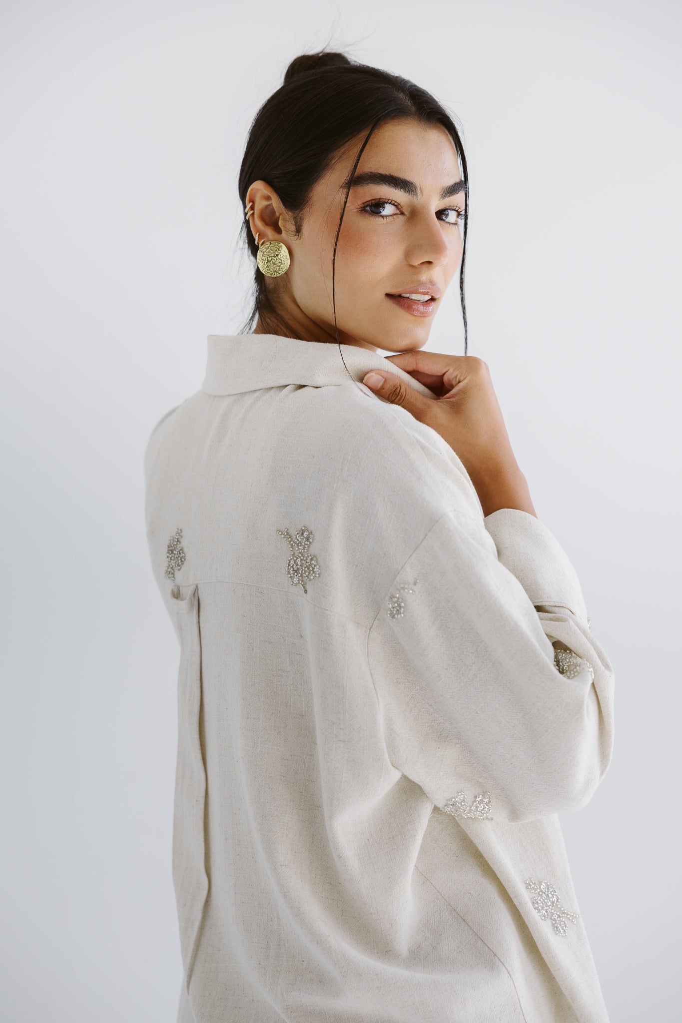Bloom Blouse Beige - AB ESSENTIALS