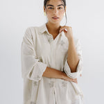 Bloom Blouse Beige - AB ESSENTIALS