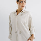 Bloom Blouse Beige - AB ESSENTIALS