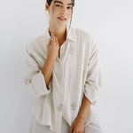 Bloom Blouse Beige - AB ESSENTIALS
