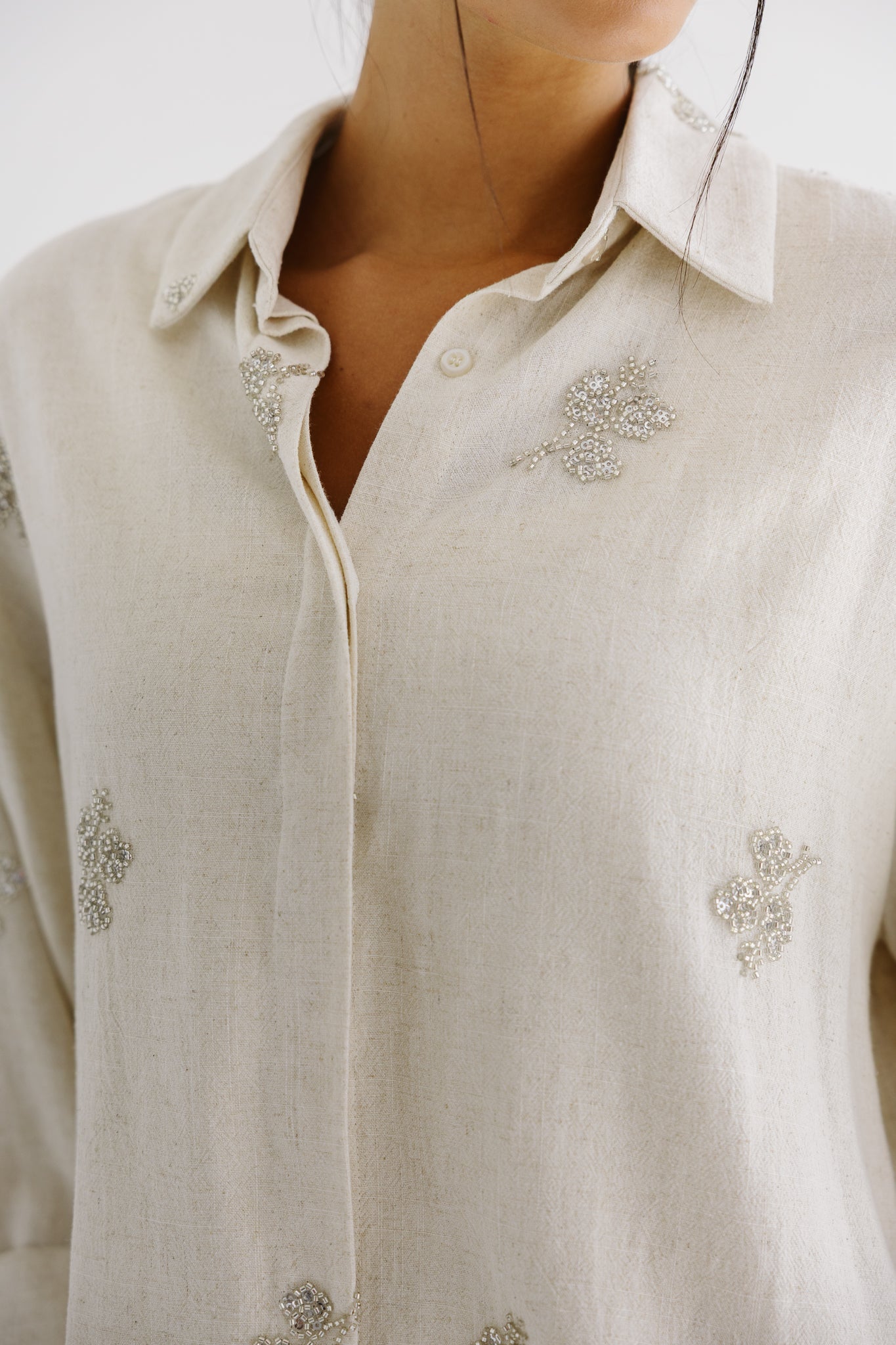 Bloom Blouse Beige - AB ESSENTIALS
