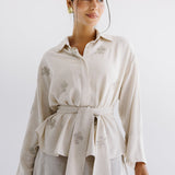 Bloom Blouse Beige - AB ESSENTIALS