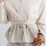 Bloom Blouse Beige - AB ESSENTIALS