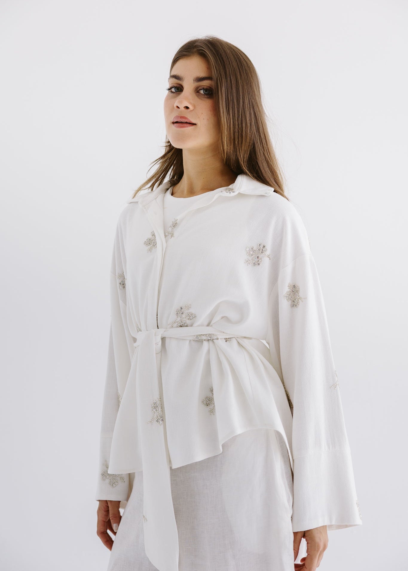 Bloom Blouse White - AB ESSENTIALS